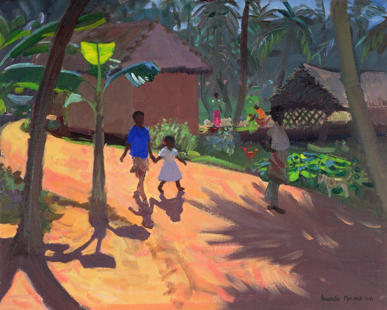 Veien til Kovalam Beach, Kerala, 1996 av Andrew Macara