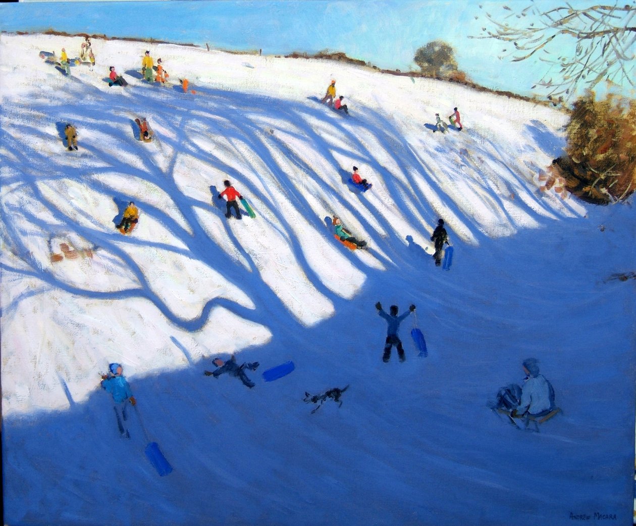 Skygger på en høyde, Monyash av Andrew Macara