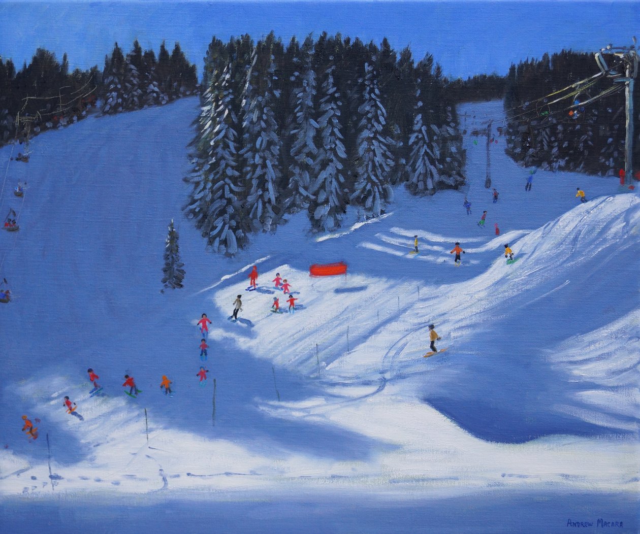 Skiskole, Morzine, 2014 av Andrew Macara