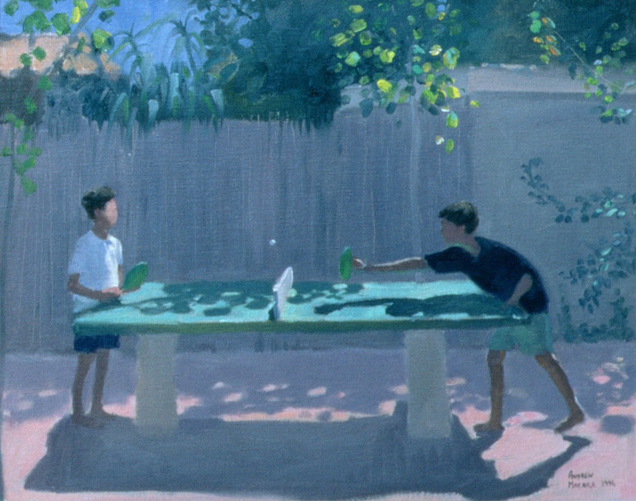 Bordtennis, Frankrike, 1996 av Andrew Macara