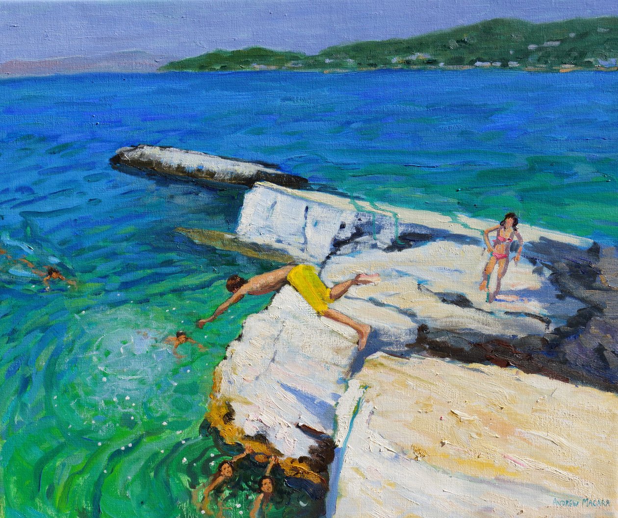 The Diver,Plates Rock,Skiathos,Hellas,2015, av Andrew Macara