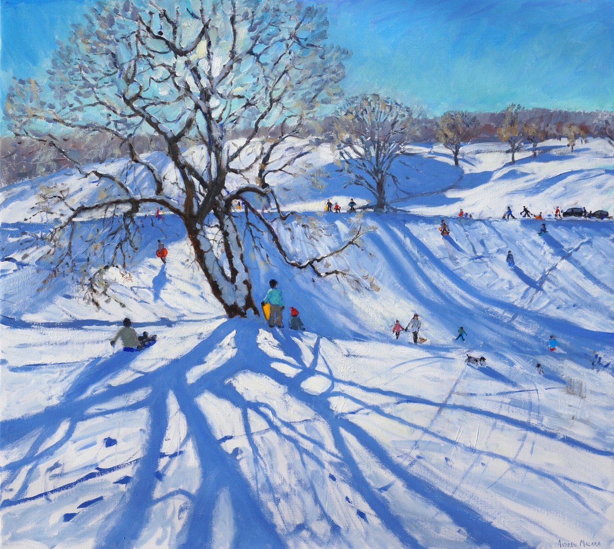Tobogganers, Chatsworth, 2012 av Andrew Macara