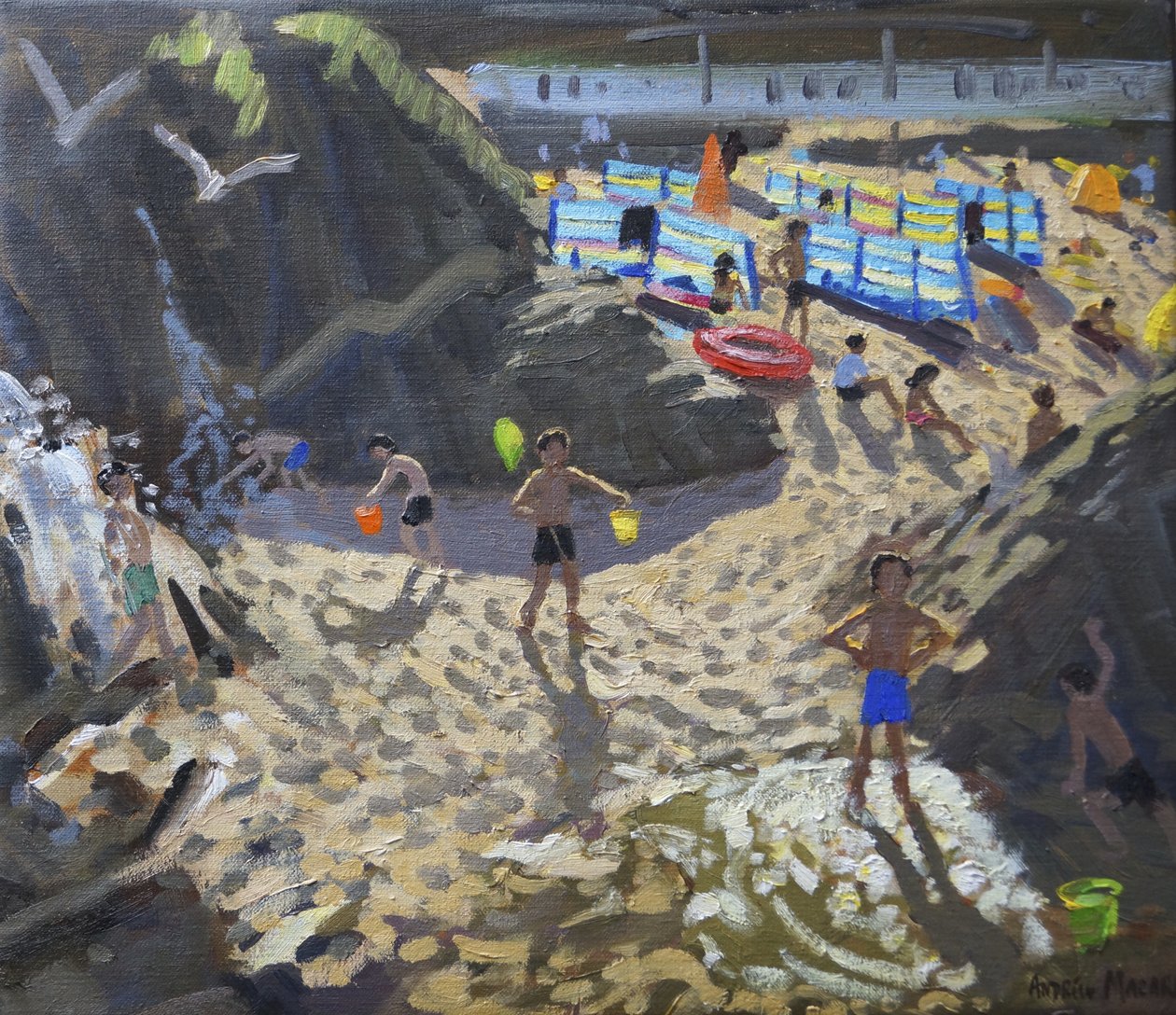 Foss, Porthmeor-stranden, St Ives, av Andrew Macara