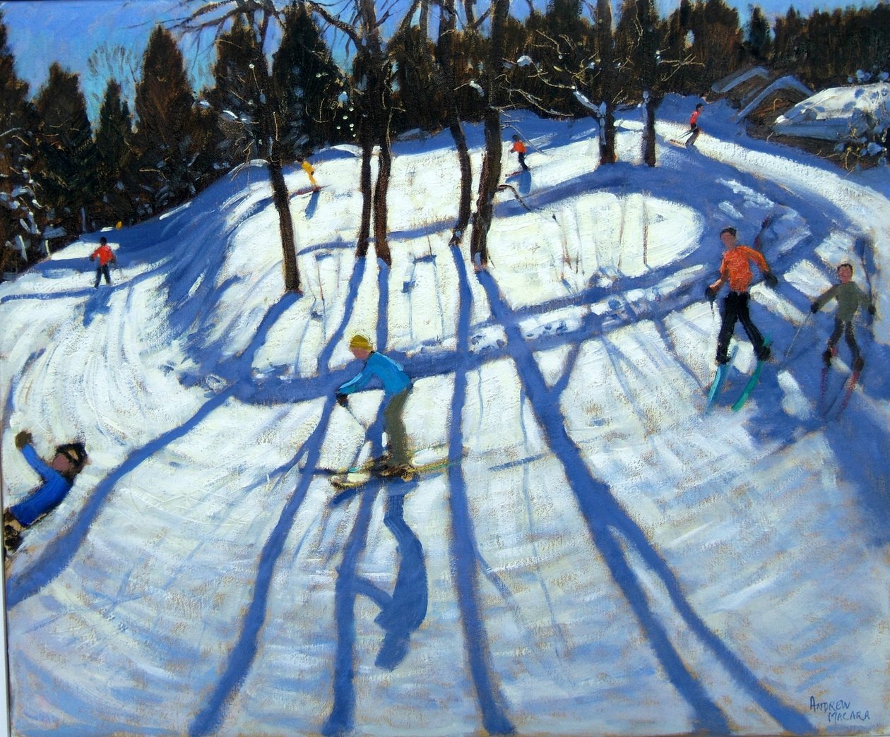 Svingete sti, Morzine av Andrew Macara
