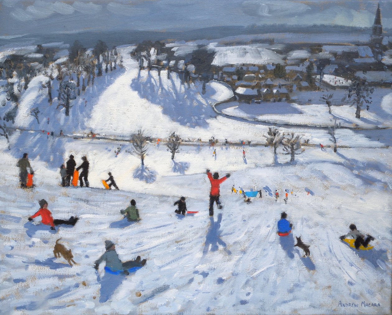 Winter Fun, Chatsworth, 2010 av Andrew Macara