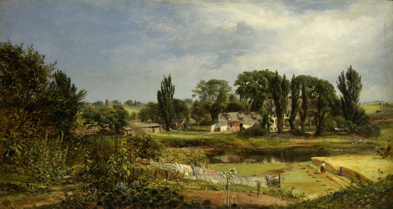 Long Island Homestead, Study from Nature av Andrew W. Warren