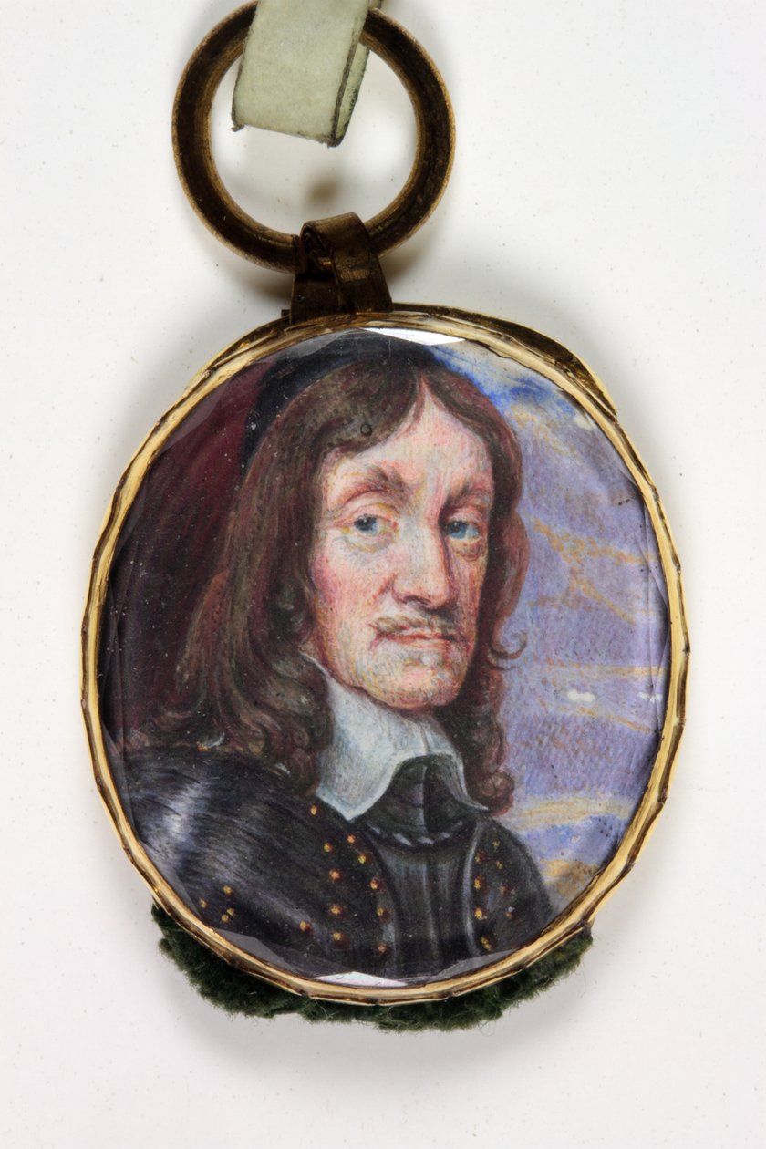 John Holles, 2. jarl av Clare (akvarell på elfenben) av Andrew (after) Plimer