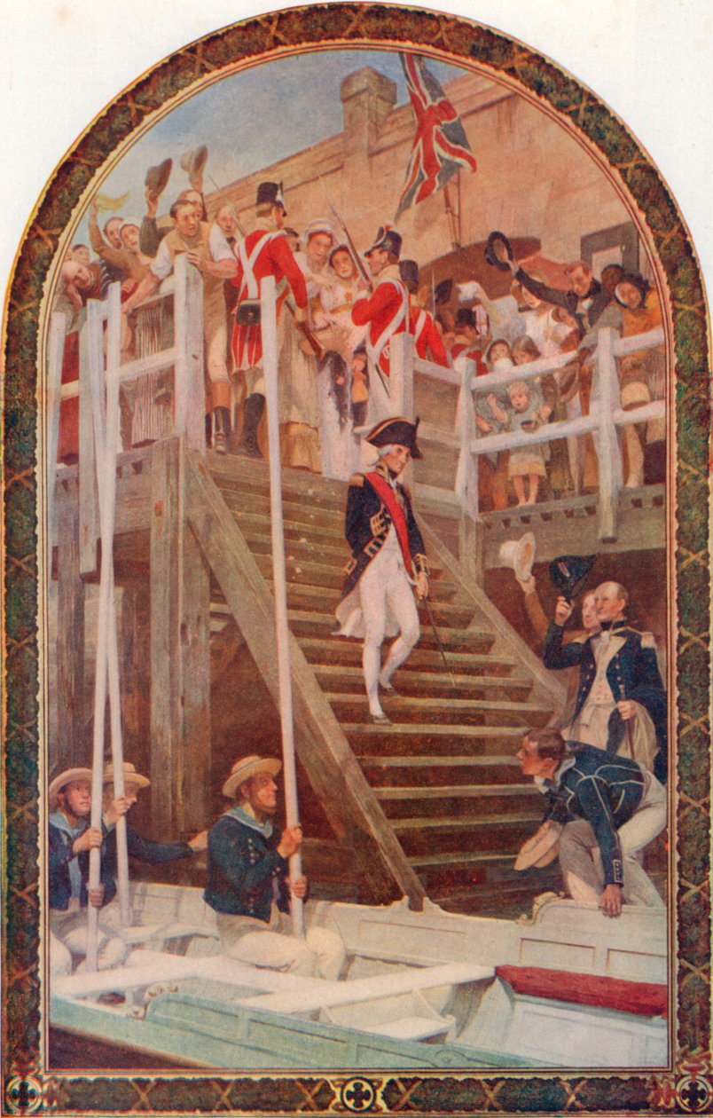 Nelson forlater Portsmouth, 18. mai av Andrew Carrick (after) Gow