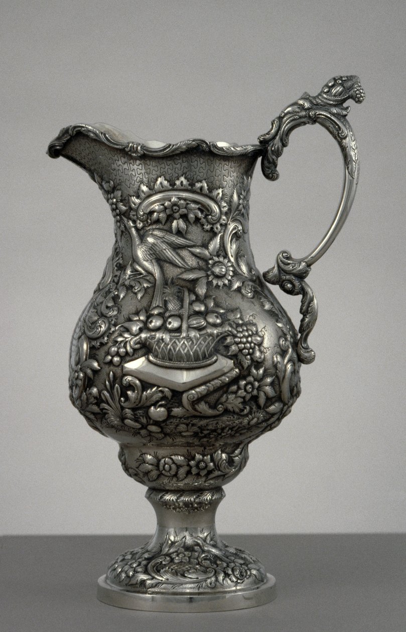 Pitcher, ca. 1853 (sølv) av Andrew Ellicott Warner