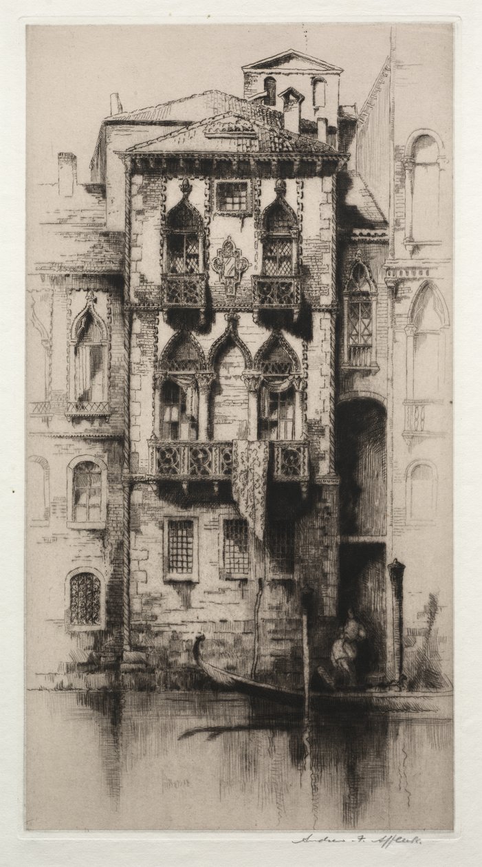 Contanni-palasset, Venezia av Andrew F. Affleck