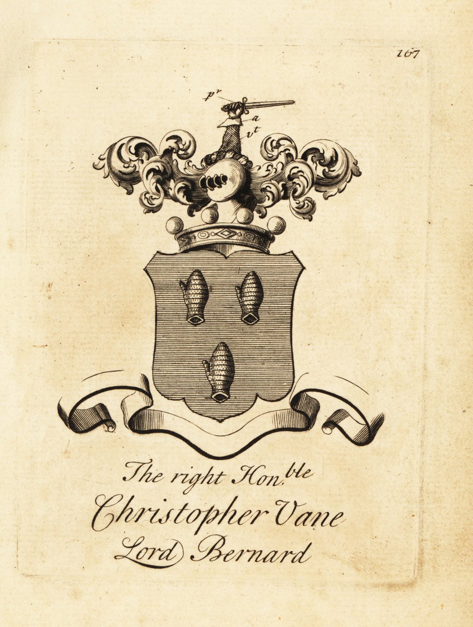 Våpenskjold til høyre ærede Christopher Vane, Lord Bernard av Andrew Johnston