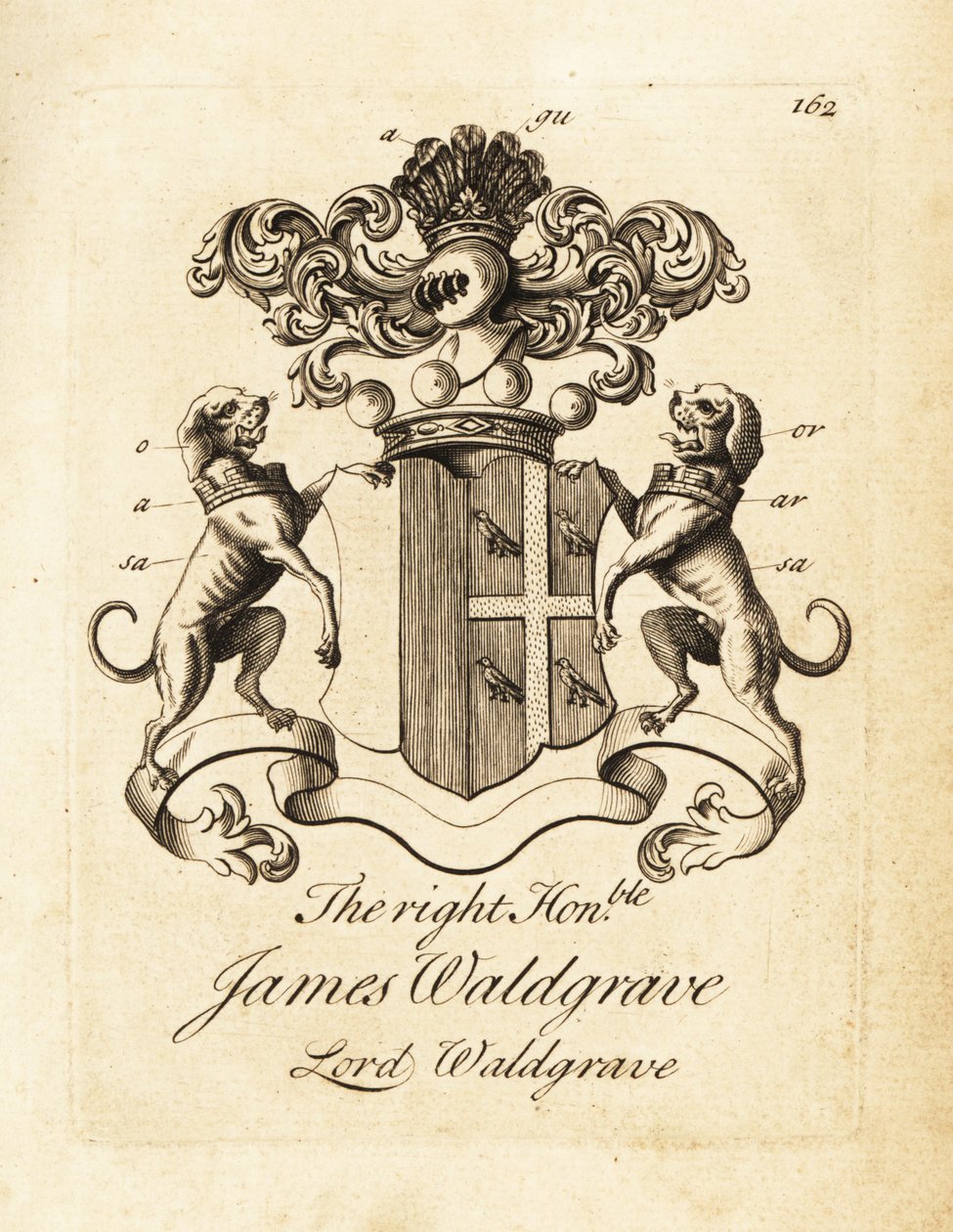 Våpenskjold til høyre ærede James Waldgrave, Lord Waldgrave av Andrew Johnston