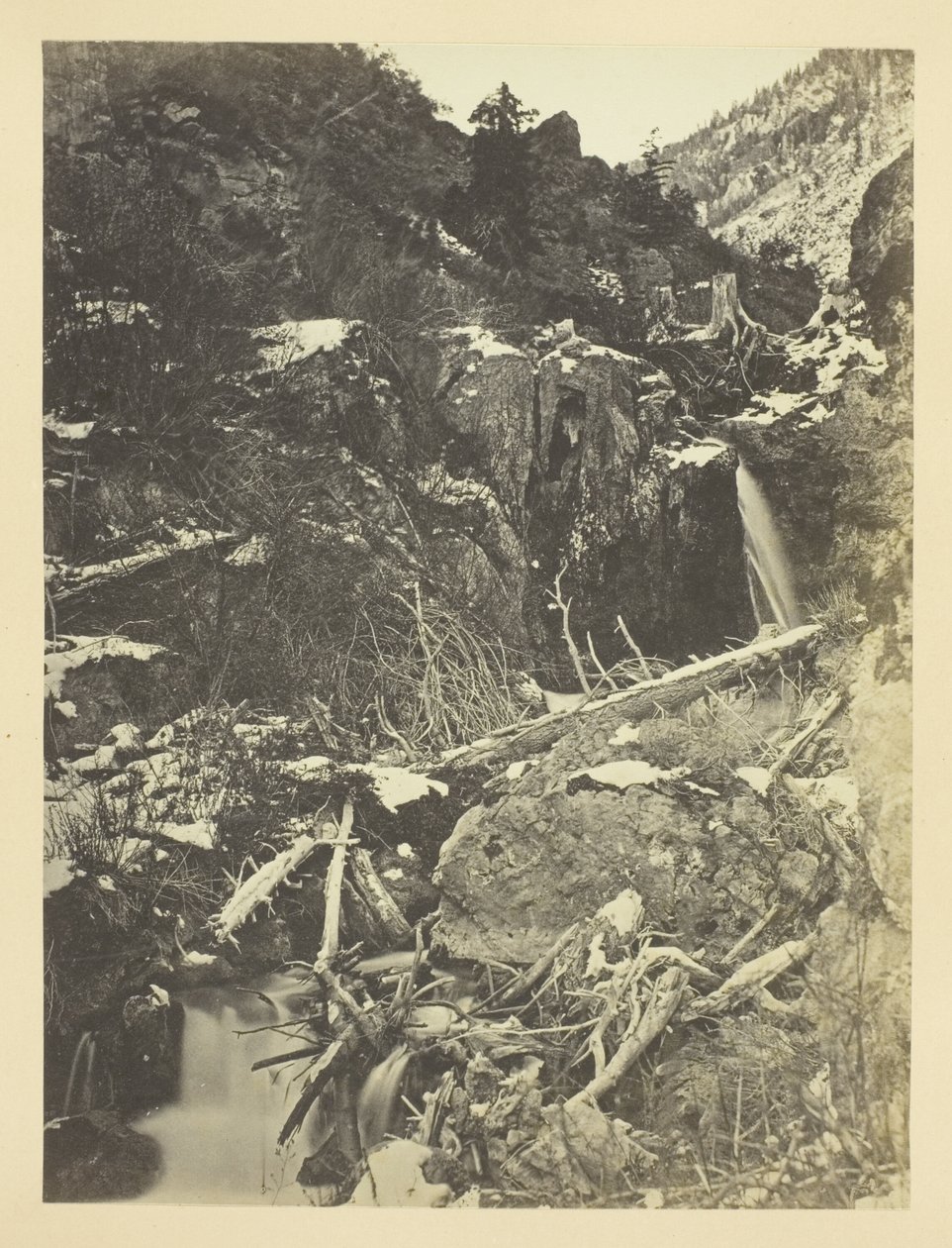City Creek Canon, Wasatch Mountains, Salt Lake Valley av Andrew Joseph Russell