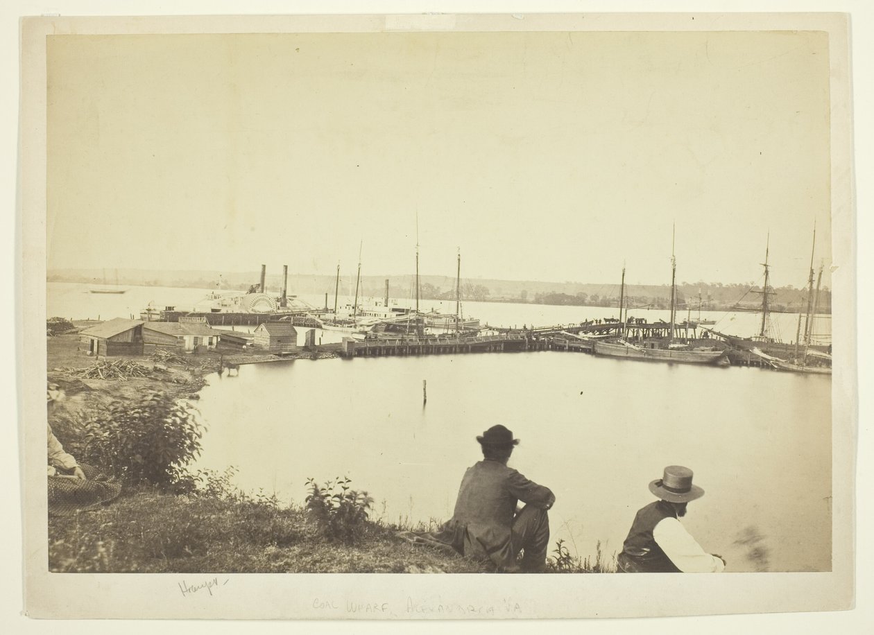 Coal Wharf, Alexandria, Virginia av Andrew Joseph Russell