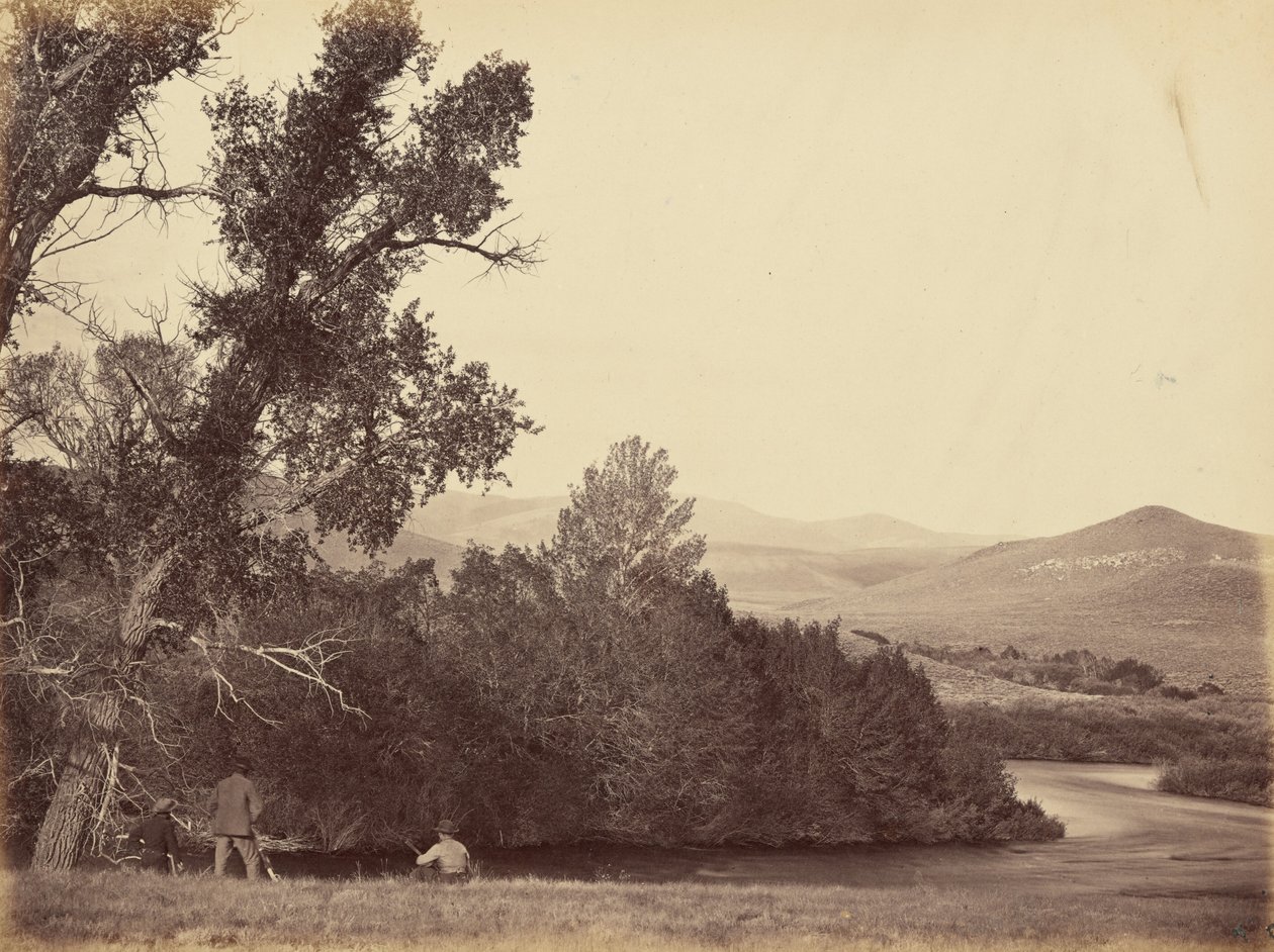 Tavle 20. Kilden til Laramie-elven, 1869 (foto) av Andrew Joseph Russell