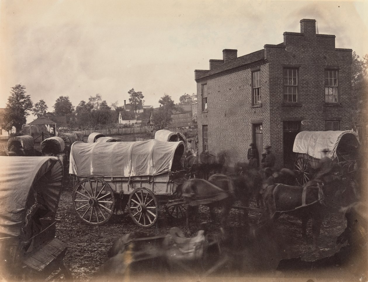 Gatescene, Culpeper, Virginia av Andrew Joseph Russell