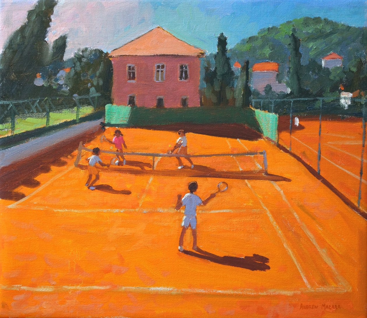 Clay Court Tennis, Lapad, Kroatia, 2012, av Andrew Macara