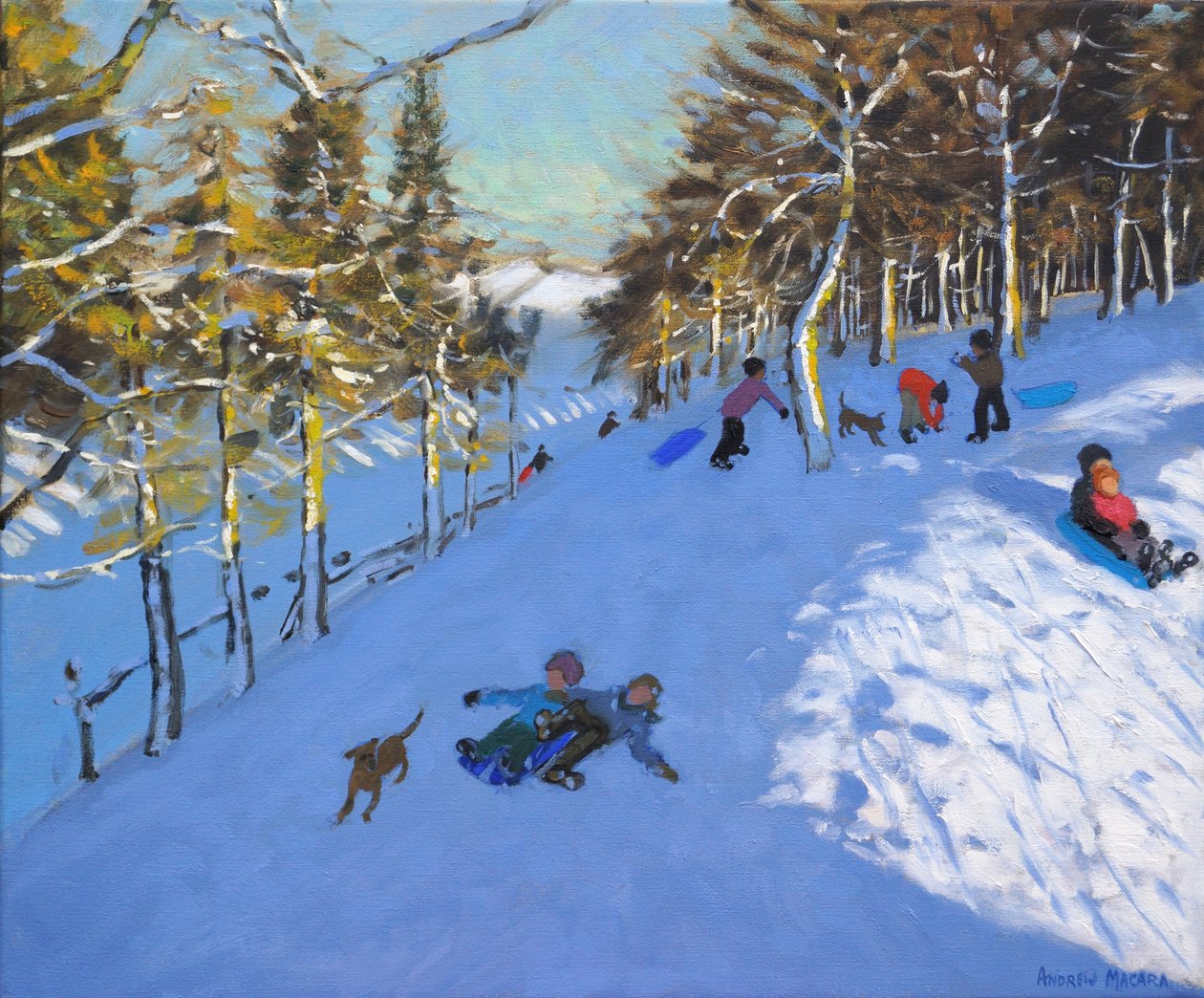 Familiekjøring, Youlgreave, Derbyshire. 2016, av Andrew Macara