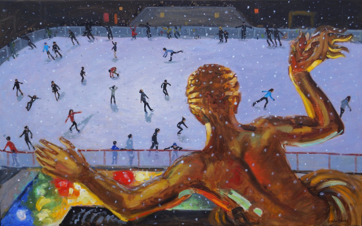 Prometheus, Rockefeller Ice Rink, New York. 2018 av Andrew Macara