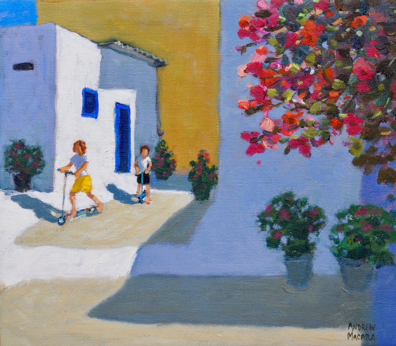 Scooter Kids, Symi, Greske øyer, 2018, av Andrew Macara