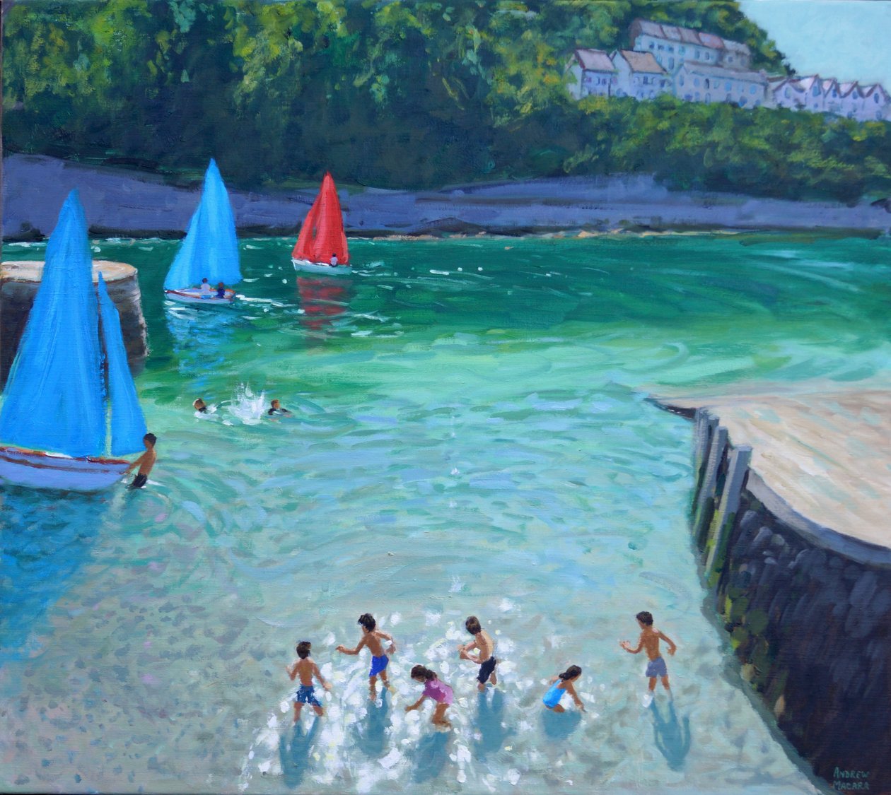 Skimming stones ,Looe ,Cornwall,2018 av Andrew Macara