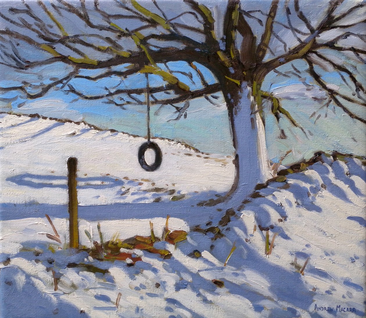 The Swing, 2011 (olje på lerret) av Andrew Macara