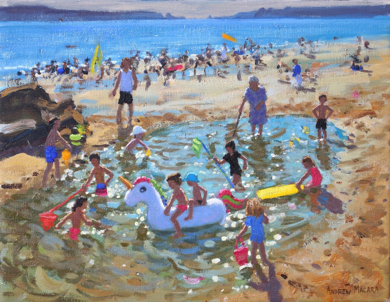 Enhjørningen, Tenby, 2017, av Andrew Macara