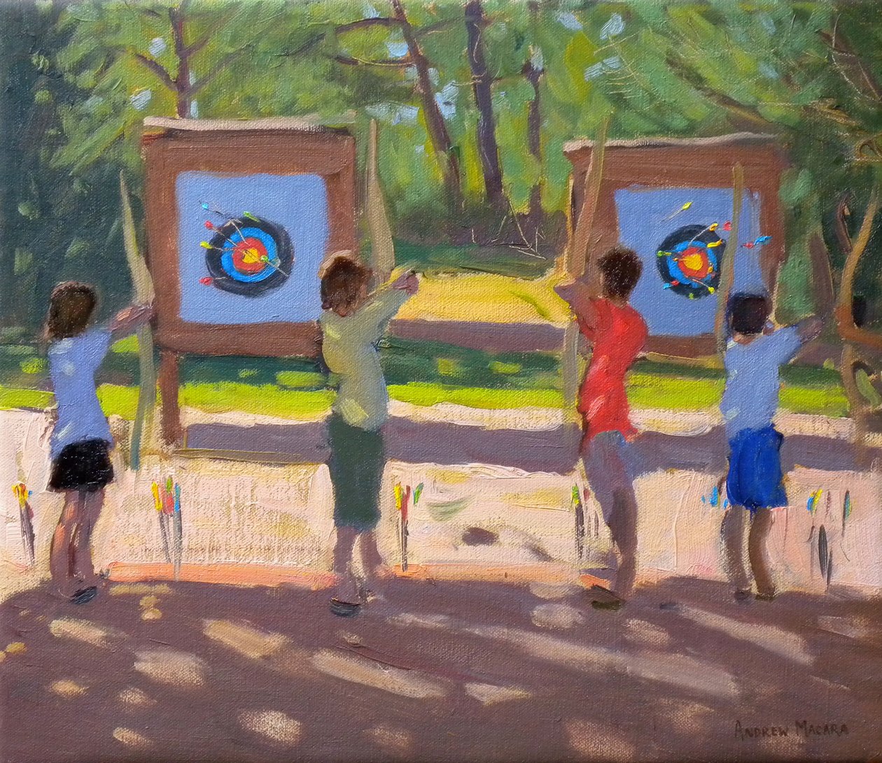 Unge bueskyttere, 2012 av Andrew Macara