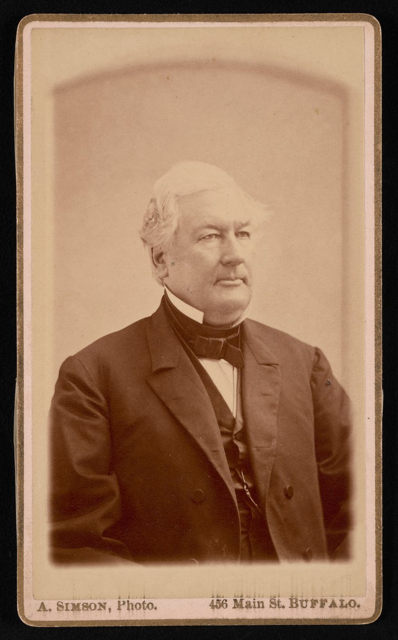 Portrett av Millard Fillmore 1800-1874, før 1874. av Andrew Simson