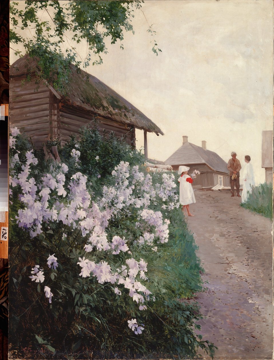 Et landsted i Finland - Maleri av Andrei Nikolayevich Shilder (1861-1919), olje på lerret - russisk kunst av Andrey Nikolayevich Shilder