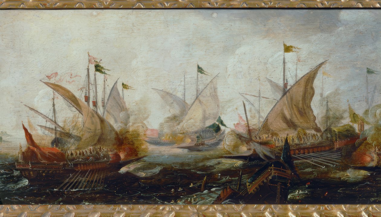 Sjøslag av Andries van Eertvelt