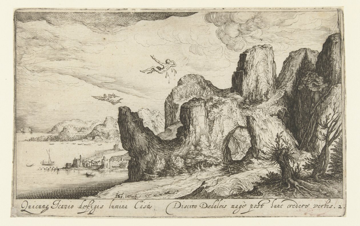 Landskap med Ikaros fall Landskap (serietittel) av Andries Jacobsz. Stock