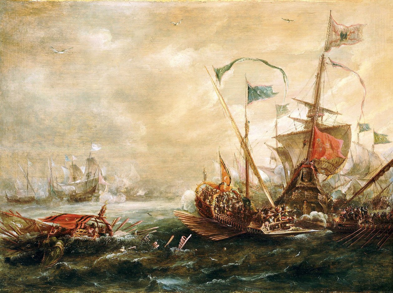 Spansk engasjement med Barbary-pirater, første halvdel av 1600-tallet av Andries van Eertvelt