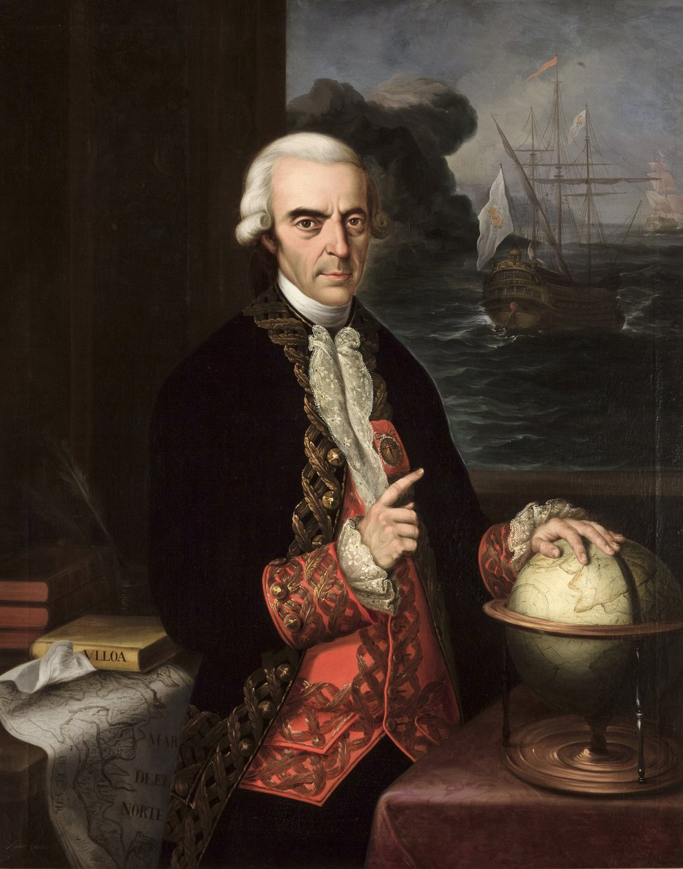 Antonio de Ulloa av Andrés Cortés y Aguilar
