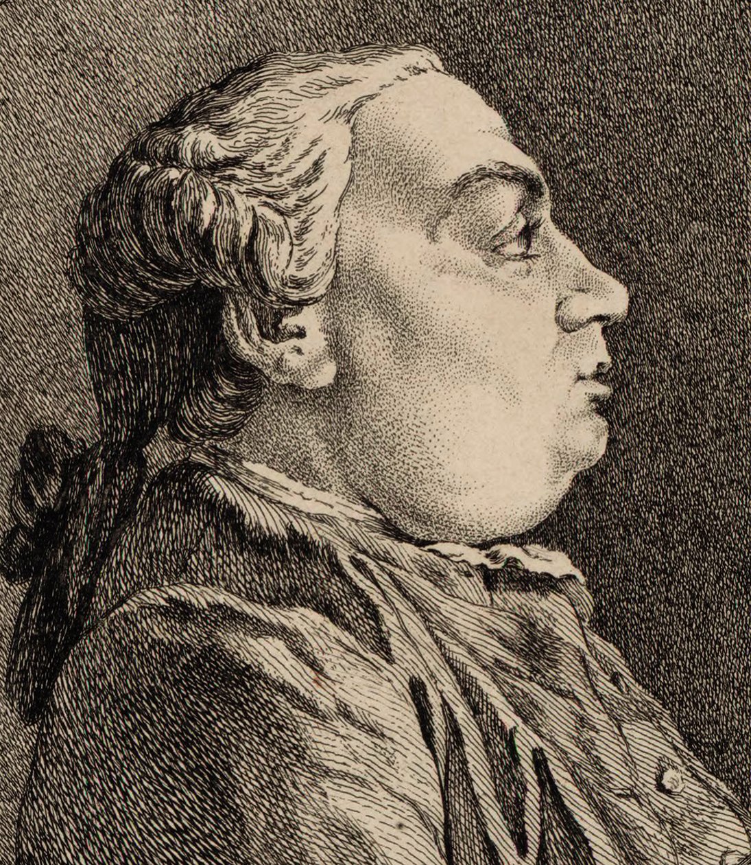 Portrett av komponisten Niccolò Jommelli 1714-1774. av Ange Laurent de Lalive de Jully
