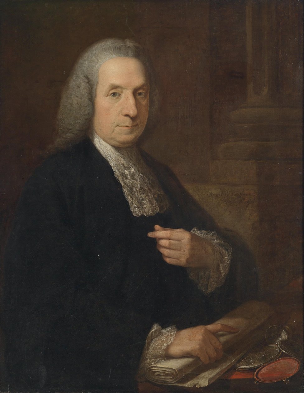 Portrett av den irske advokaten og politikeren Philip Tisdall SL (1703–1777), av Angelica Kauffmann