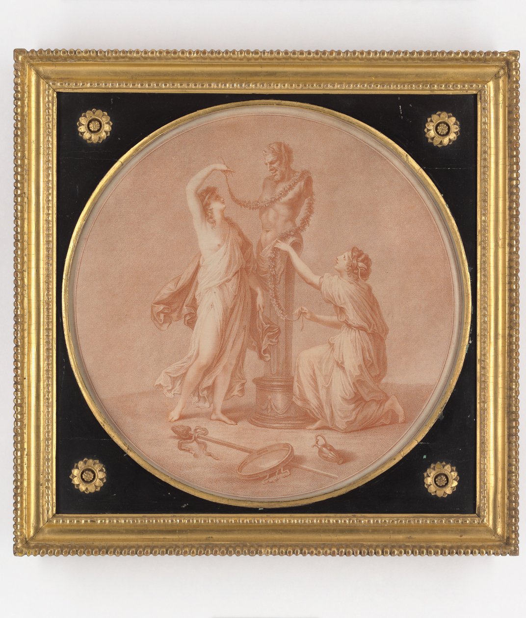 A Sacrifice to Pan, trykk laget av William Wynne Ryland, 1776 av Angelica Kauffmann