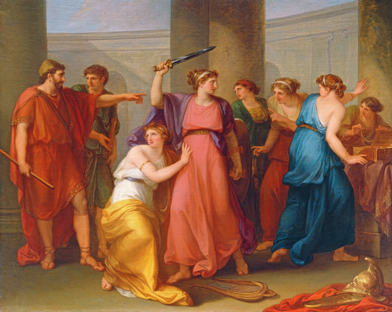 Akilles oppdaget av Angelica Kauffmann