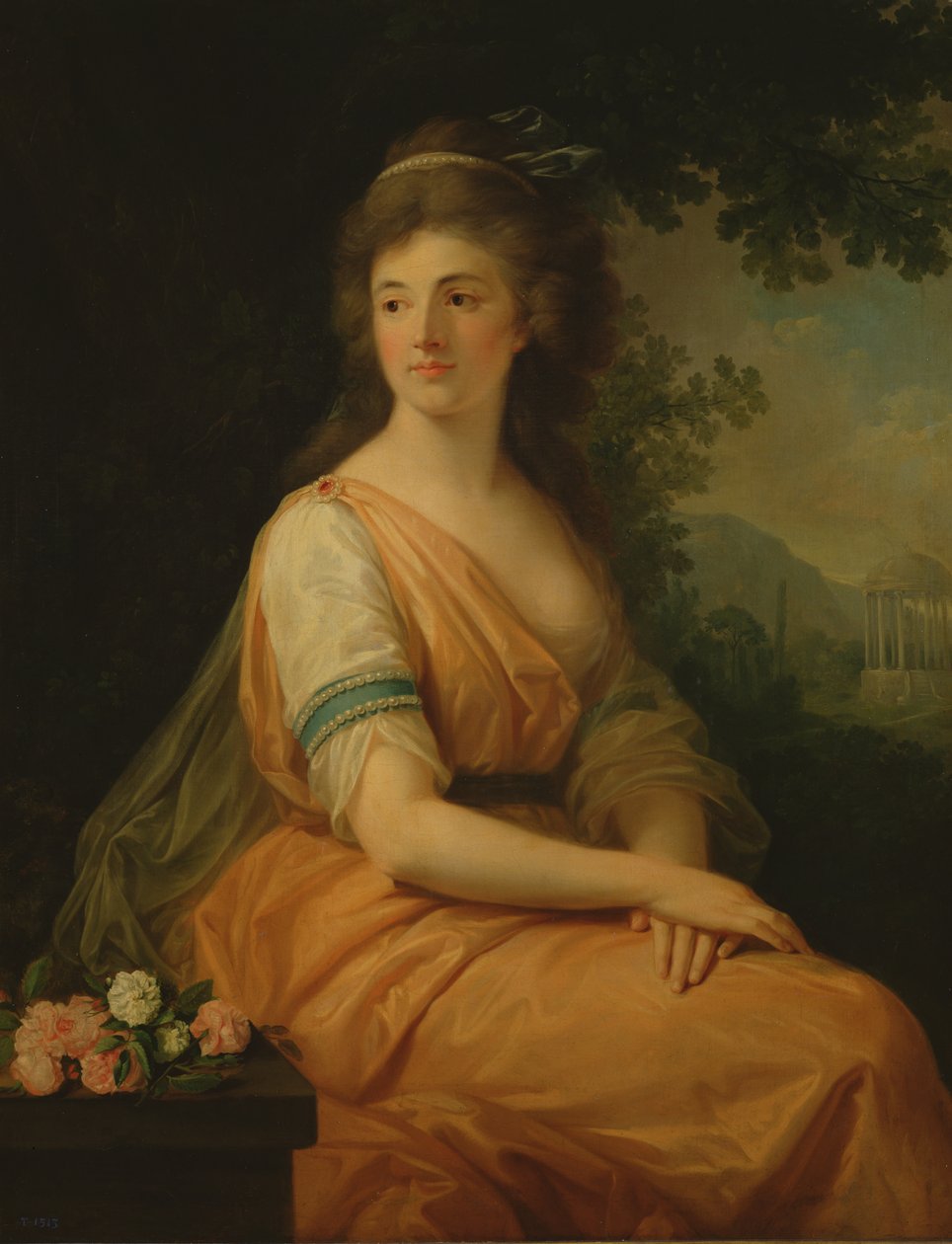 Anna von Escher von Muralt av Angelica Kauffmann