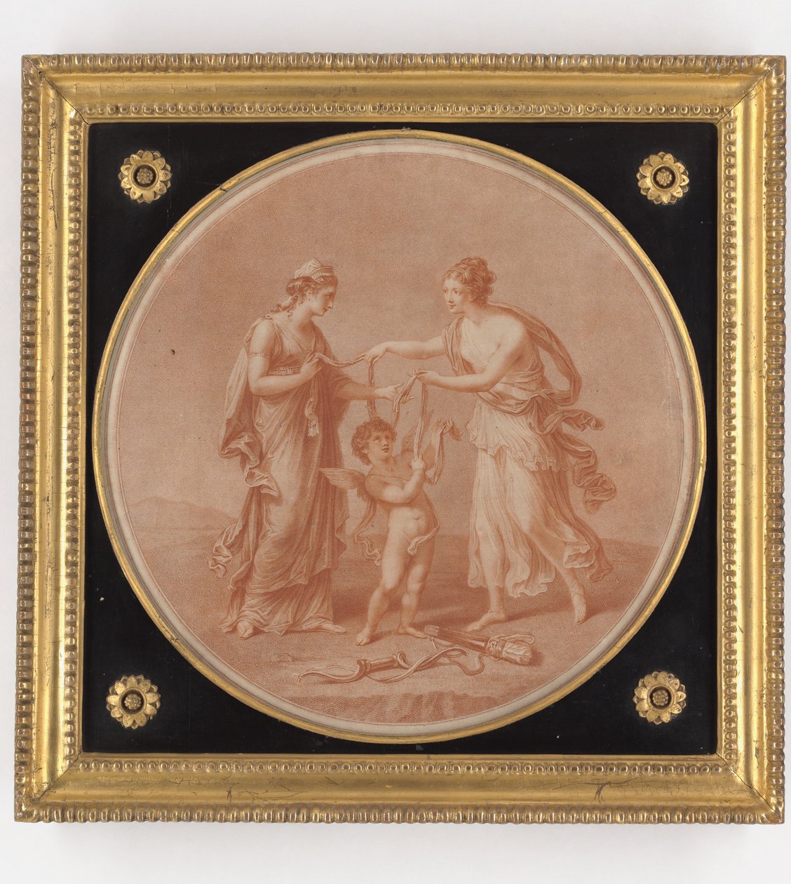 Juno, Venus and Cupid, trykk laget av William Wynne Ryland, 1777 (stippgravering) av Angelica Kauffmann