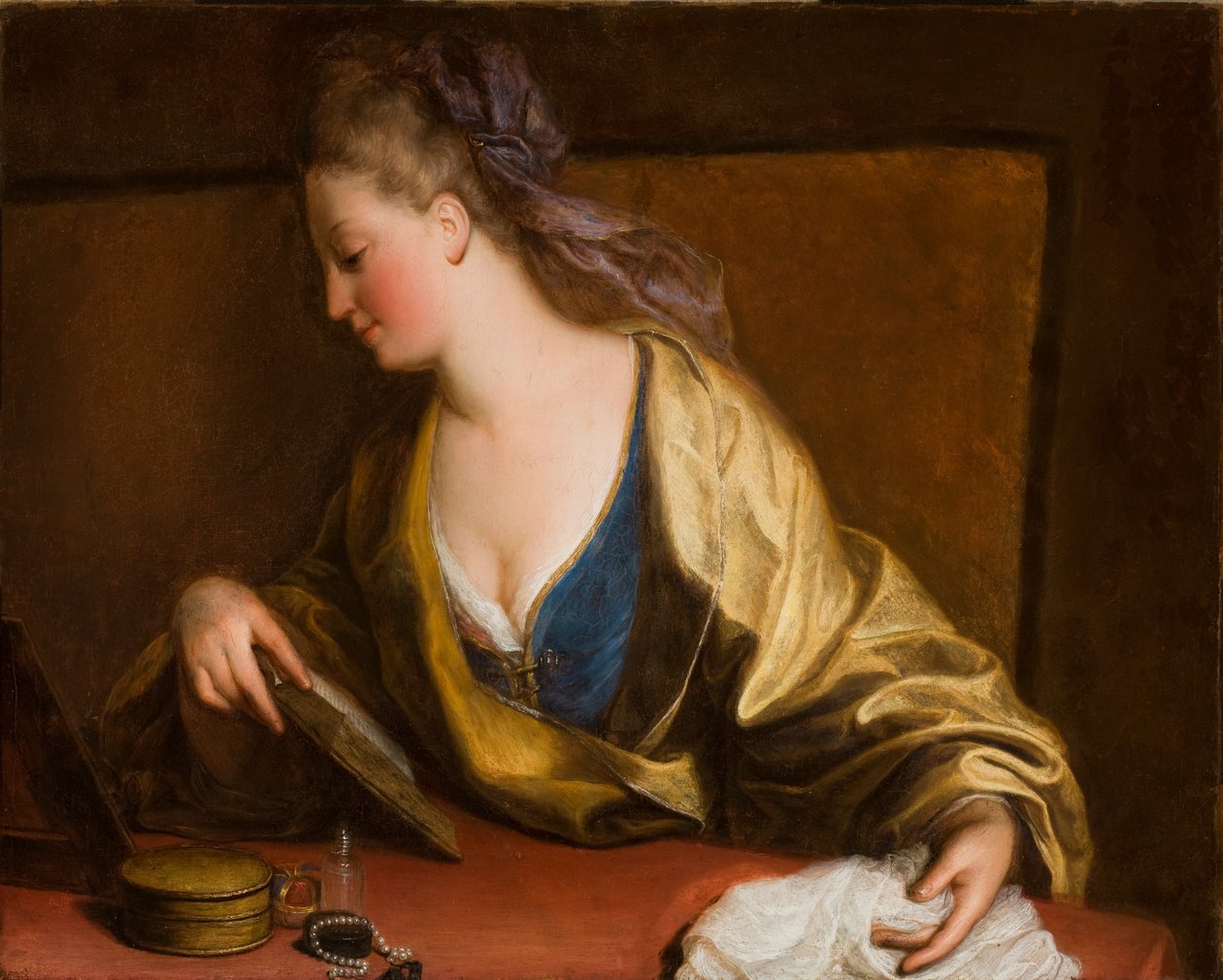 Portrett av fru Siddons av Angelica Kauffmann