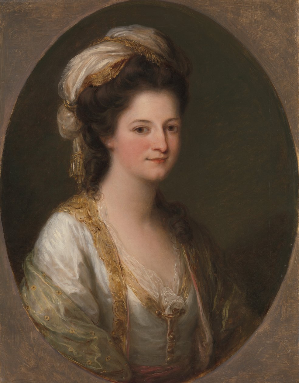 Portrett av en kvinne, tradisjonelt identifisert som Lady Hervey av Angelica Kauffmann