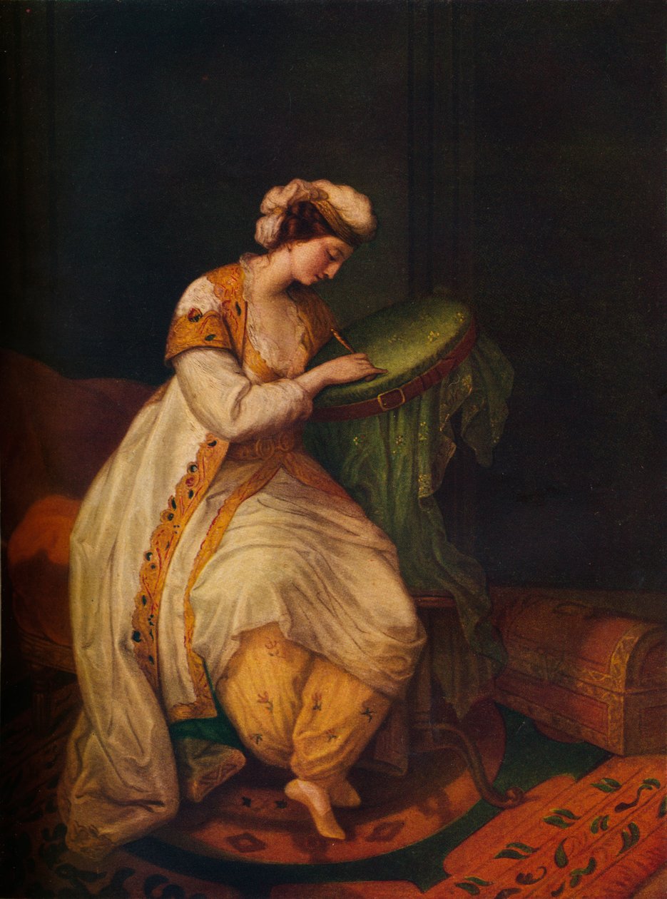 Morgenfornøyelse, c1784 av Angelica Kauffmann