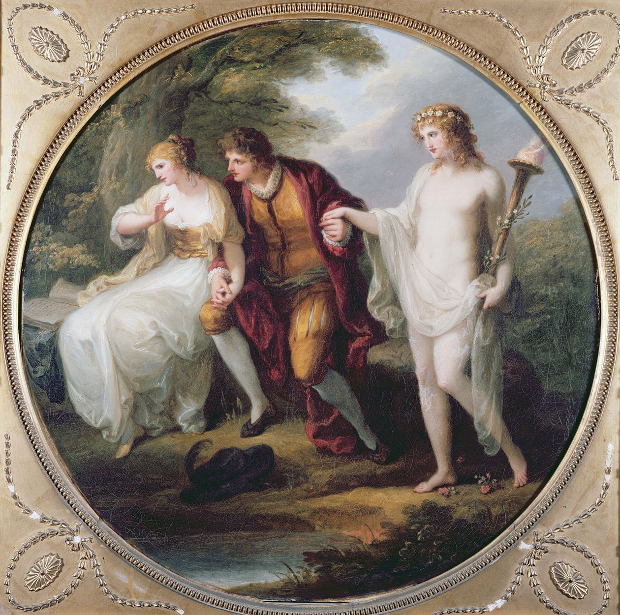 Abelard presenterer Hymen til Heloise av Angelica Kauffmann