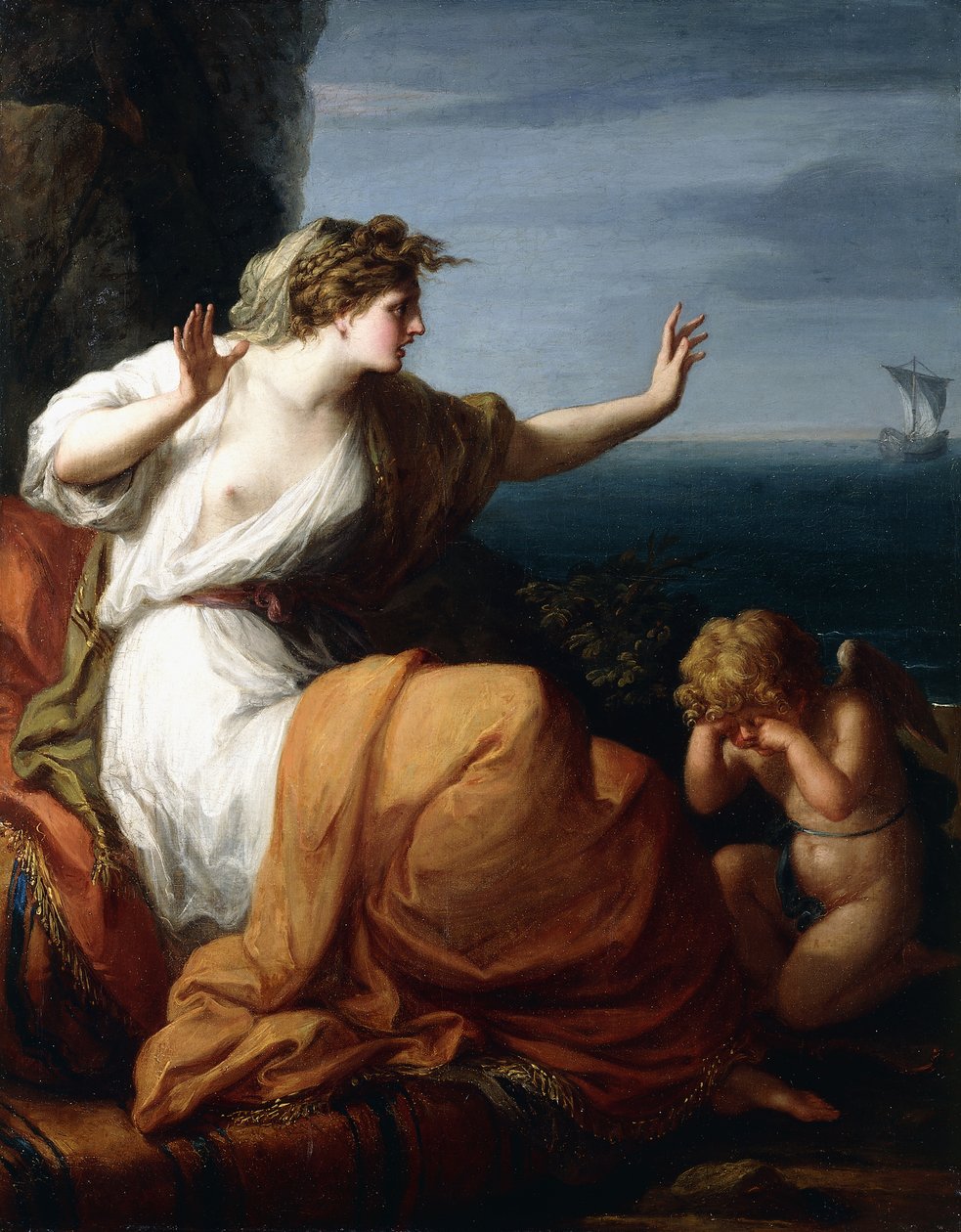 Ariadne forlatt av Thesevs, av Angelica Kauffmann