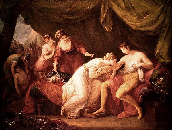 Edward I og Eleanora (olje på lerret) av Angelica Kauffmann