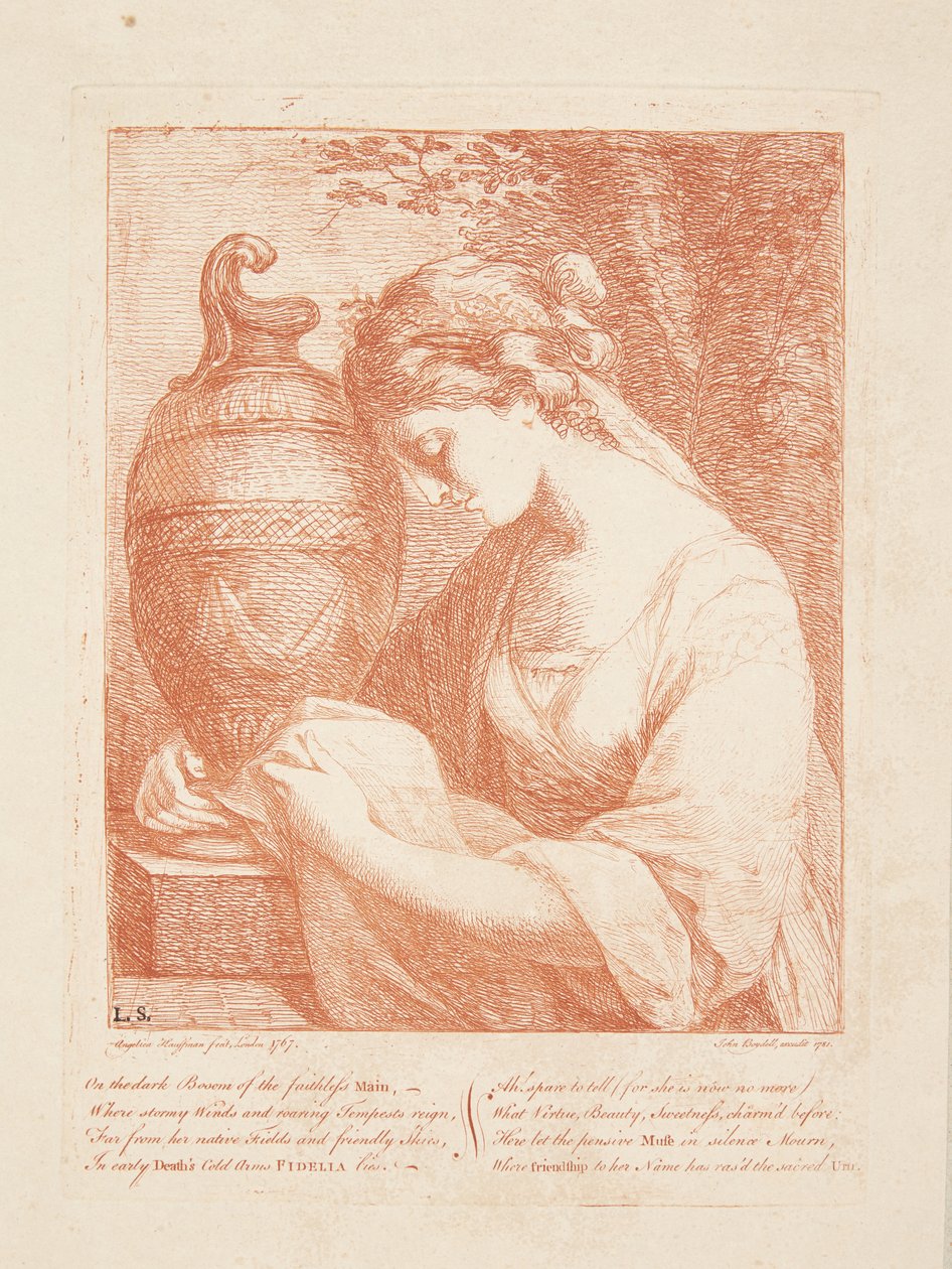 Kvinnen ved urnen av Angelica Kauffmann