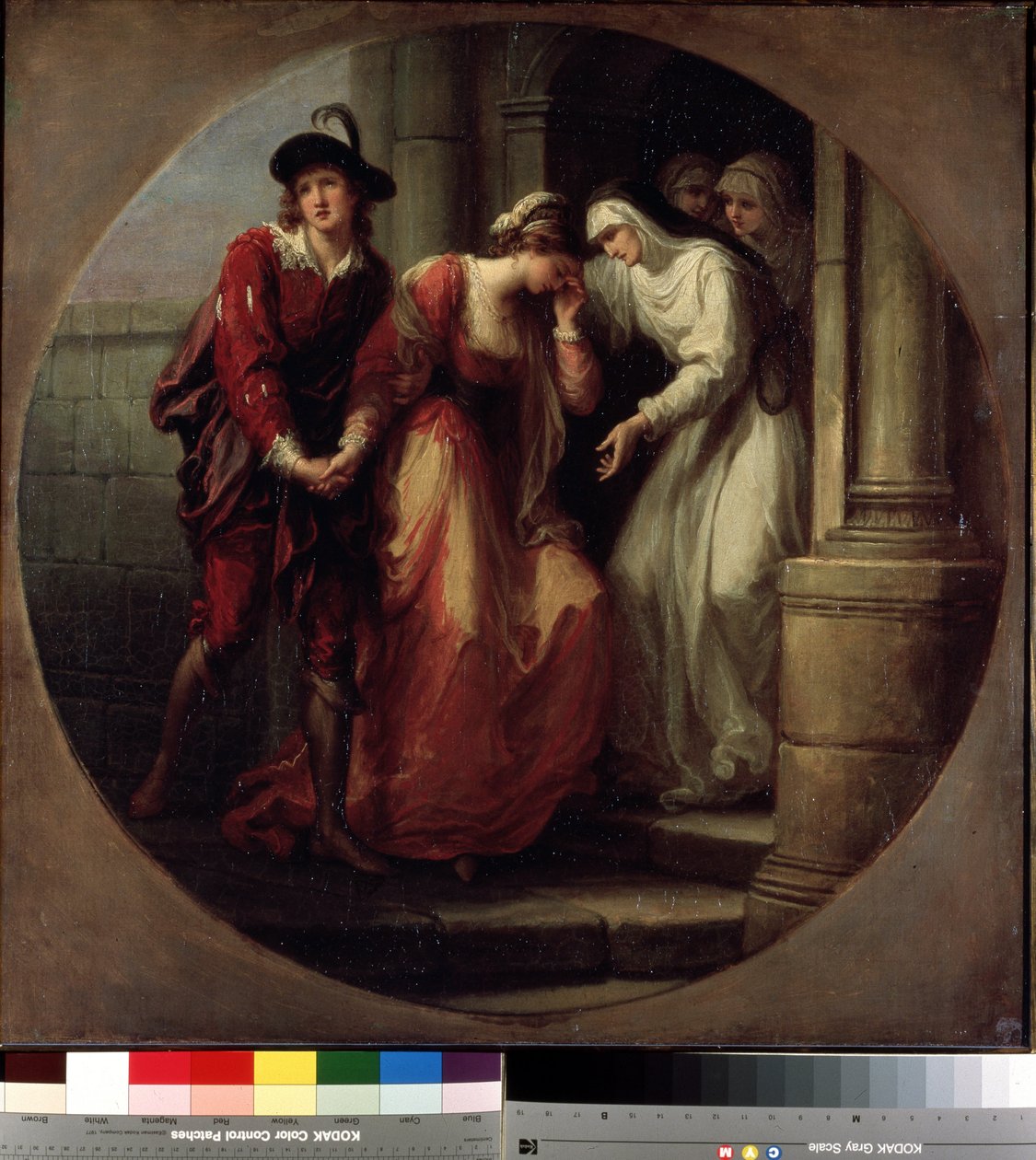 "" Separasjonen av Abelard (mester Pierre Abailard (eller Pierre Abailard av Angelica Kauffmann