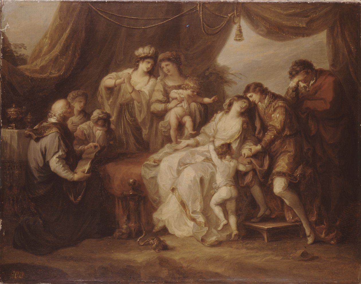 Forgiftet Eleanor, 1782 av Angelica Kauffmann