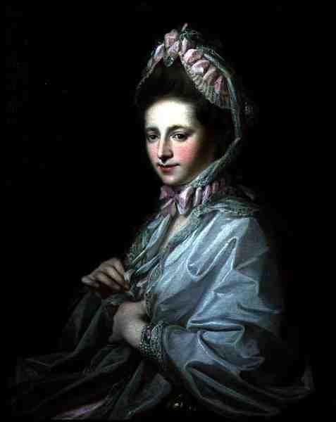 Portrett av Anne Miller (olje på lerret) av Angelica Kauffmann